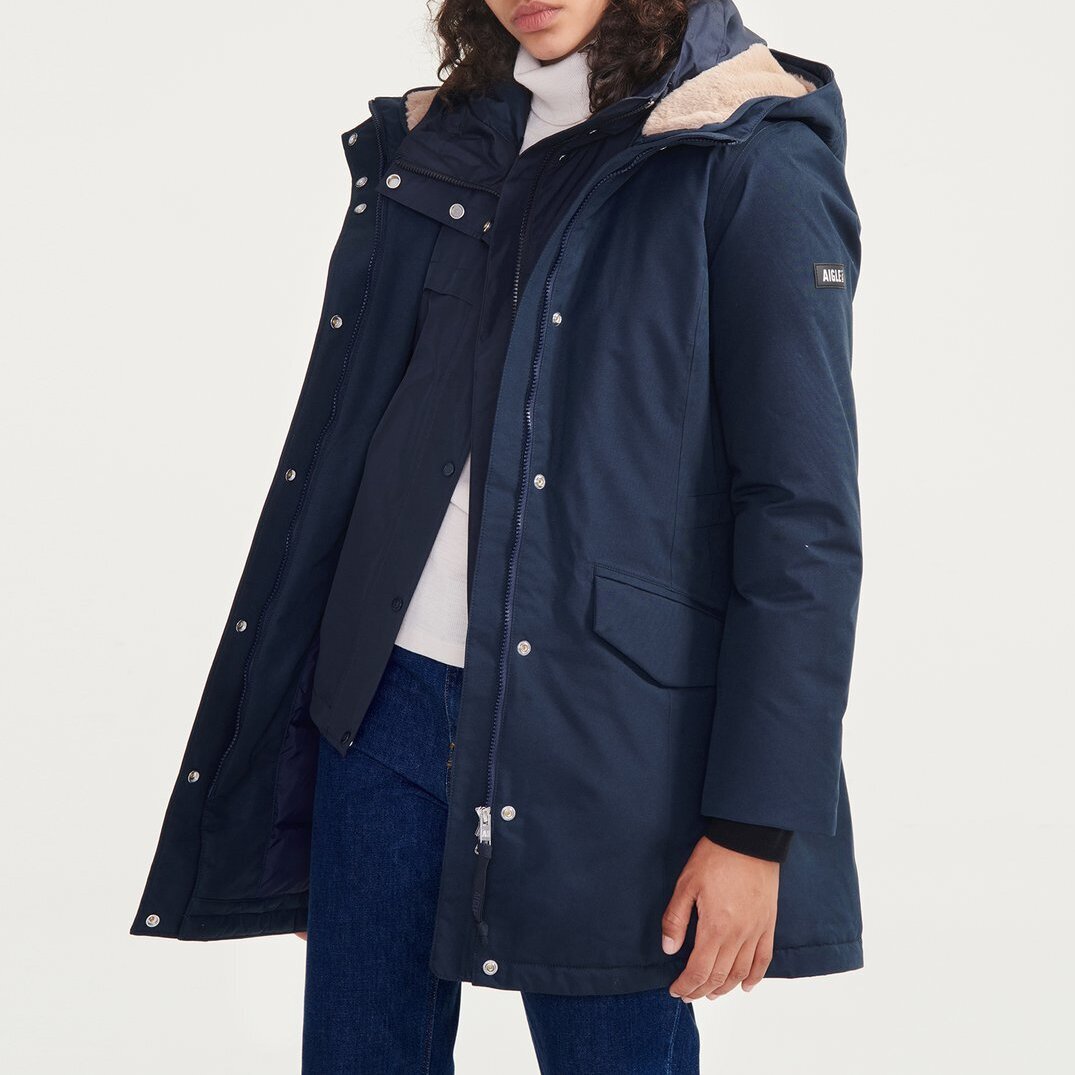 Parka très chaude mi-longue et ajustée GORE-TEX  Femme Aigle seconde main photo 5