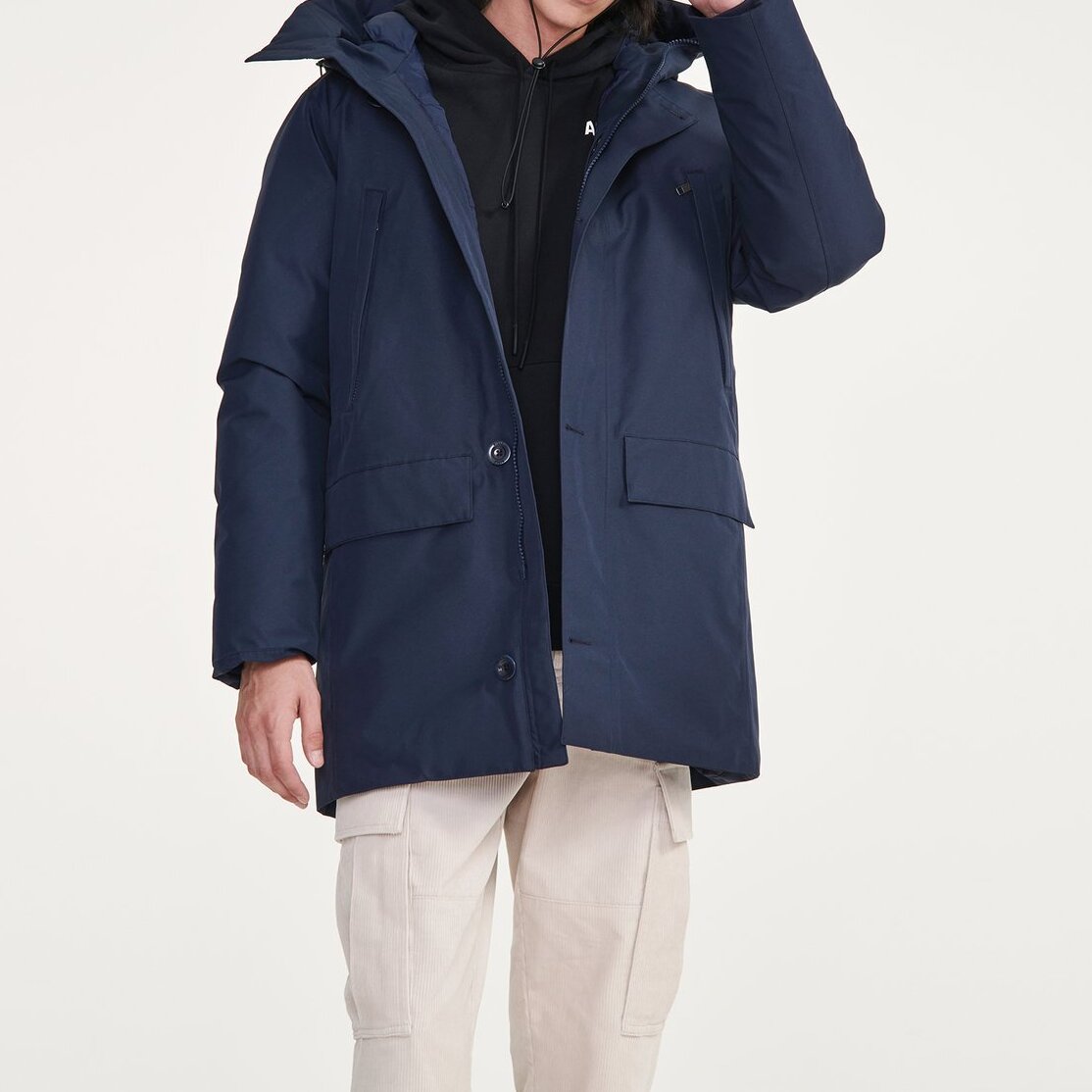 Parka longue GORE-TEX à capuche avec matelassage en duvets et plumes  Homme Aigle seconde main photo 3