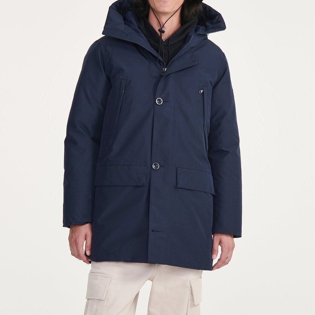 Parka longue GORE-TEX à capuche avec matelassage en duvets et plumes  Homme Aigle seconde main photo 4