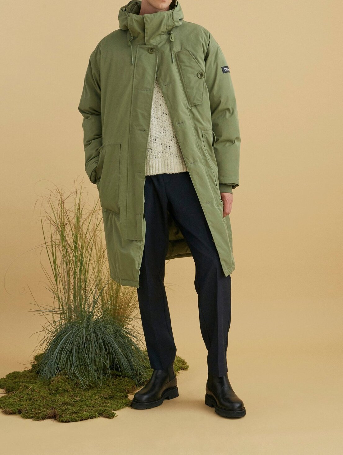 Parka longue MTD® ouate Dupont Sorona® Aigle seconde main photo 3