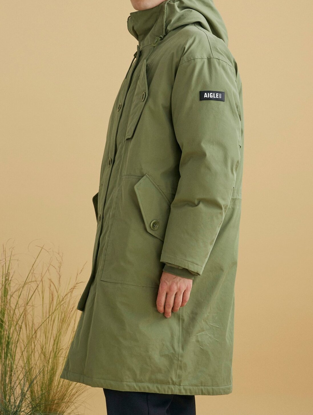 Parka longue MTD® ouate Dupont Sorona® Aigle seconde main photo 5