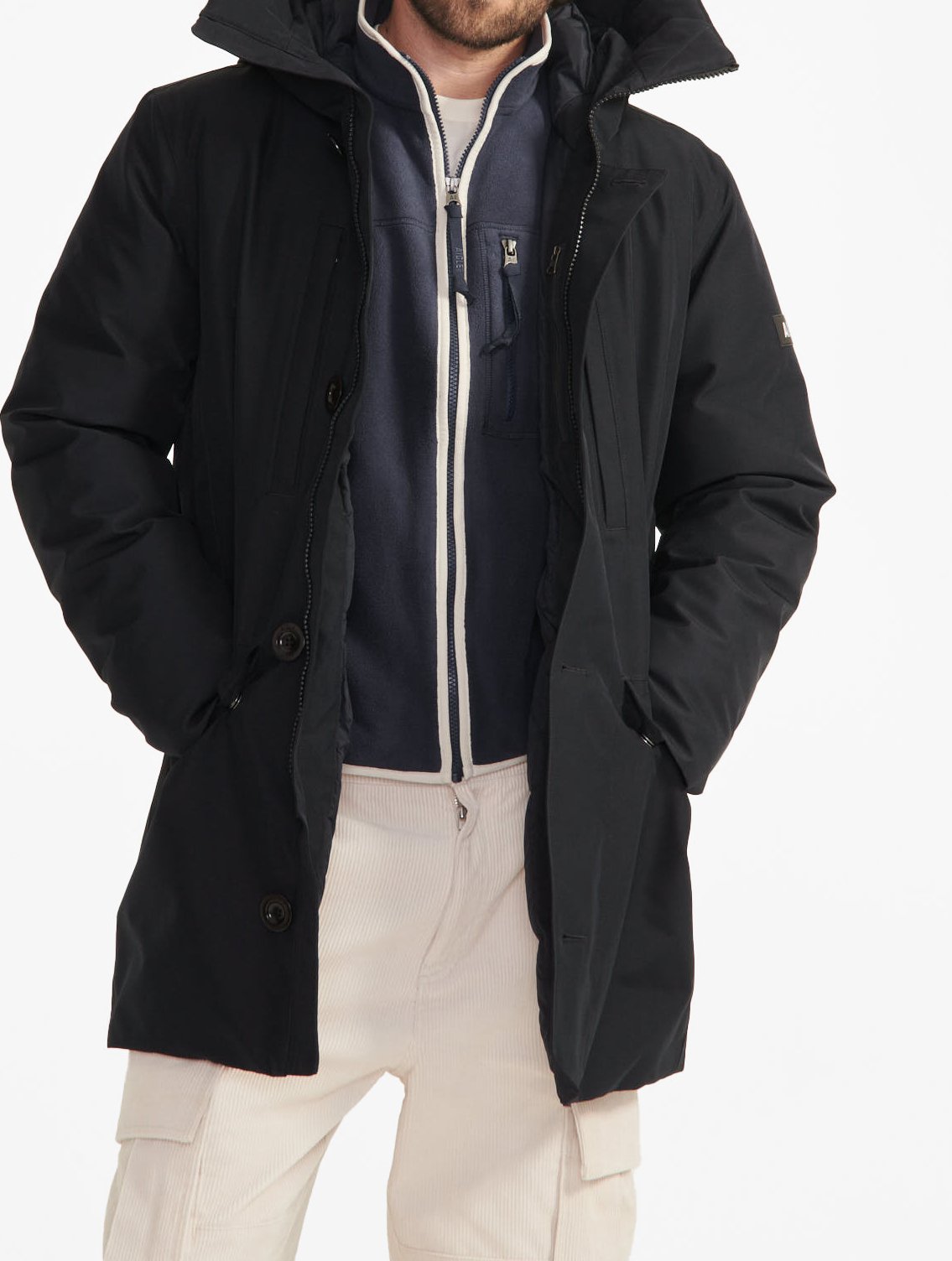 Parka mi-longue GORE-TEX plume à  capuche Aigle seconde main photo 7