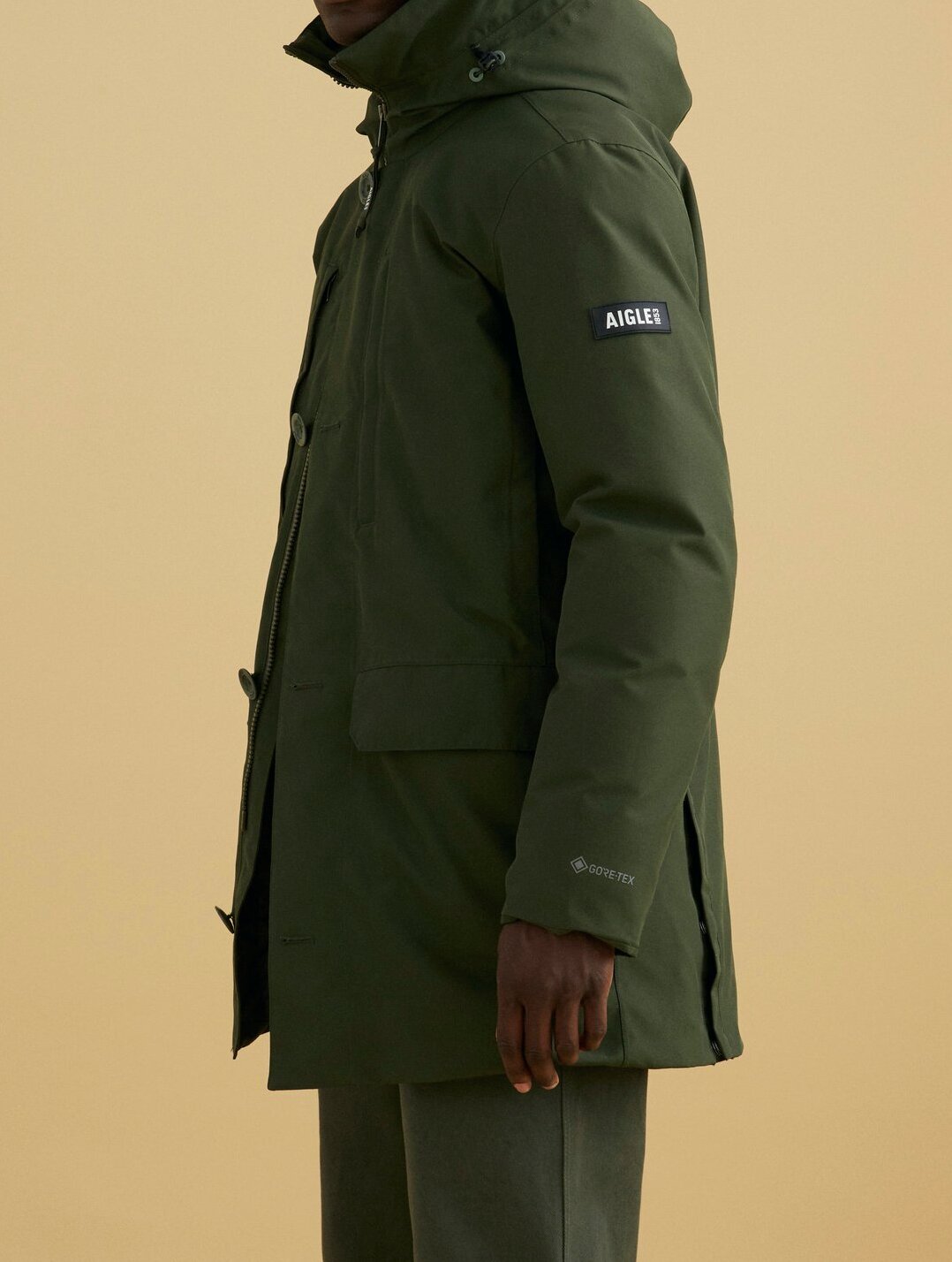 Parka mi-longue Gore-Tex® plume Aigle seconde main photo 4
