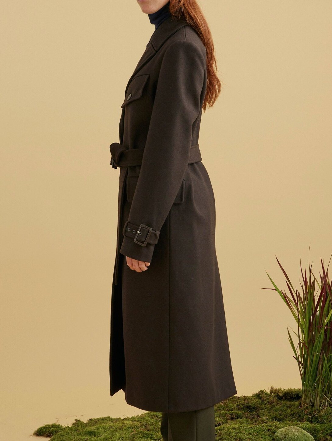 Manteau croisé en lainage Aigle seconde main photo 5