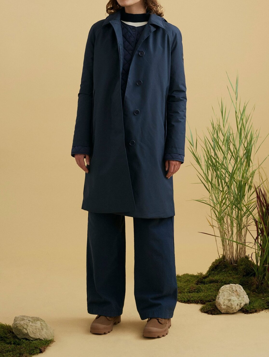 Imperméable long Gore-Tex®à capuche Aigle seconde main photo 3
