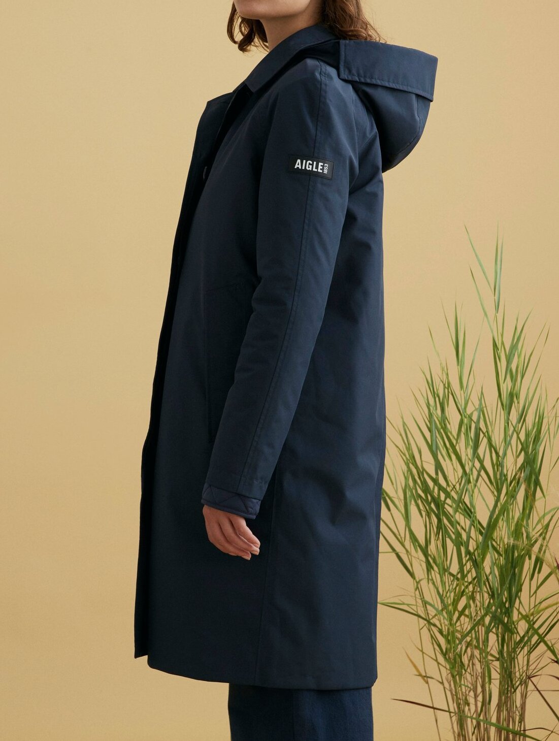 Imperméable long Gore-Tex®à capuche Aigle seconde main photo 5