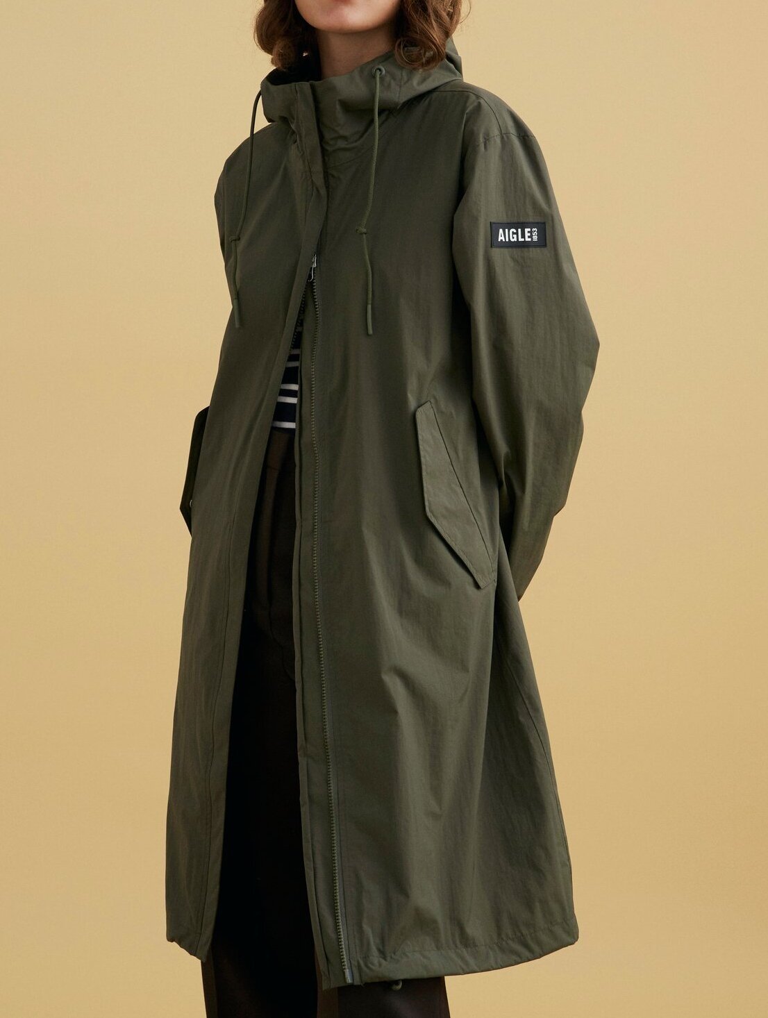 Parka longue MTD® à capuche compactable Aigle seconde main photo 4
