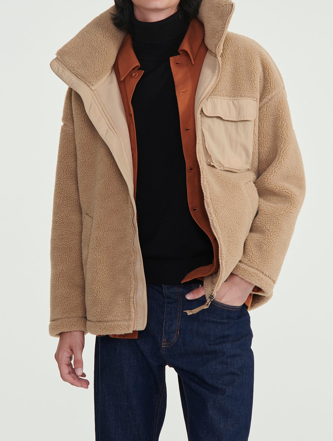 Polaire sherpa Aigle seconde main photo 4
