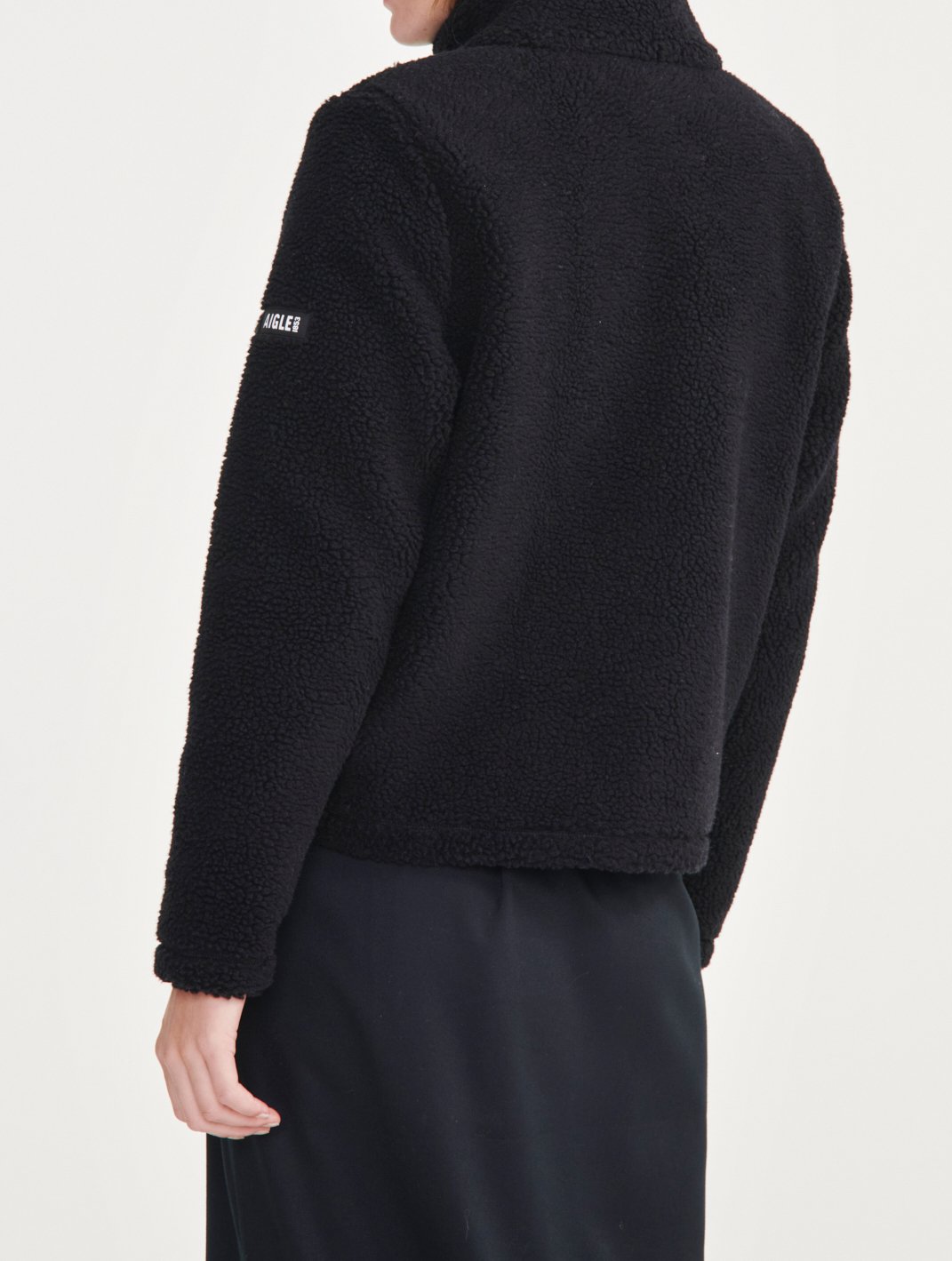 Blouson Sherpa bi matière Aigle seconde main photo 6