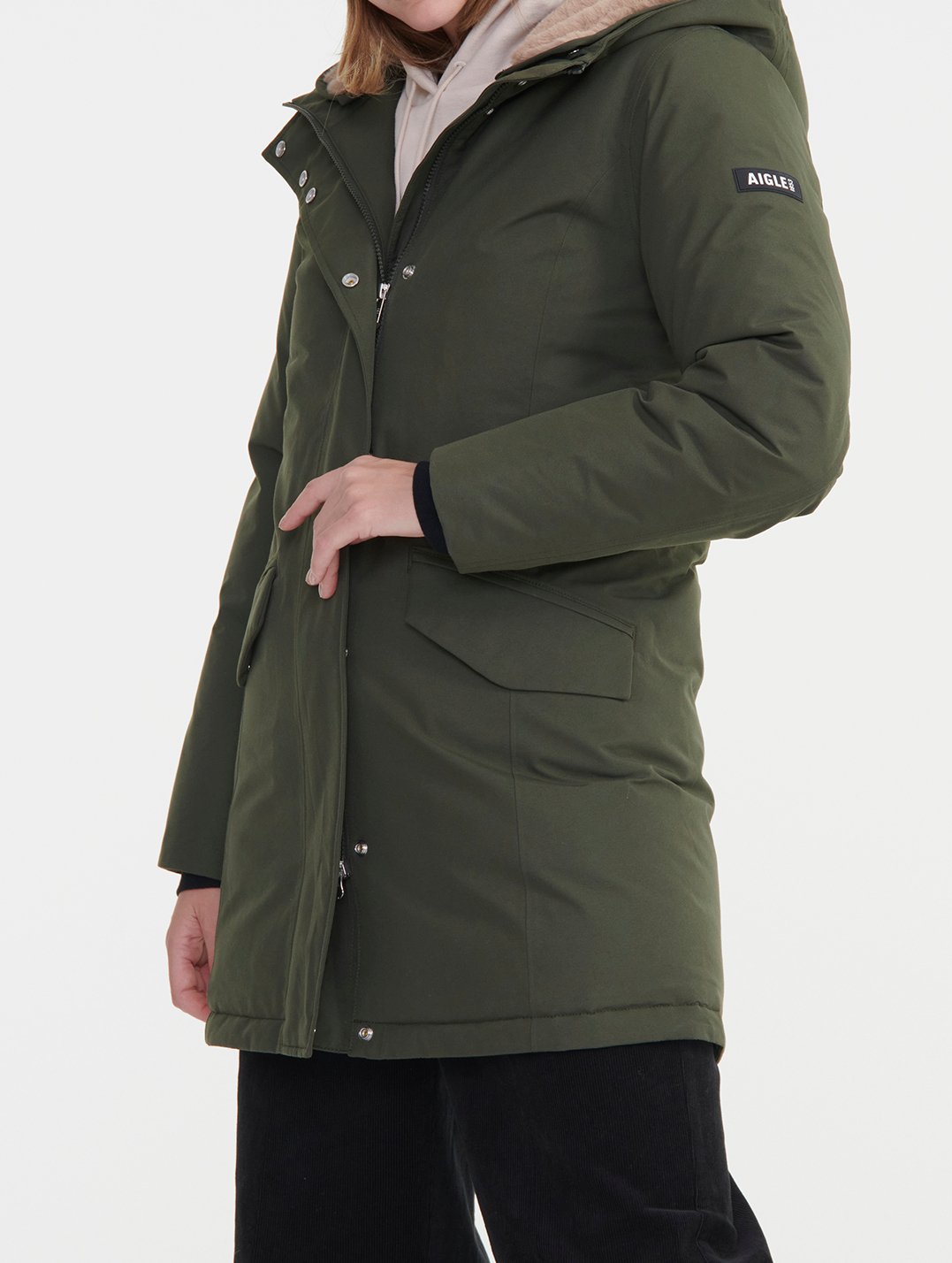 Parka ajustée GORE-TEX et duvet Aigle seconde main photo 3