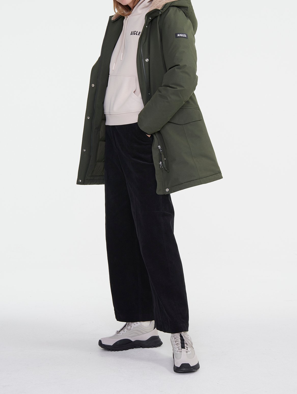 Parka ajustée GORE-TEX et duvet Aigle seconde main photo 4