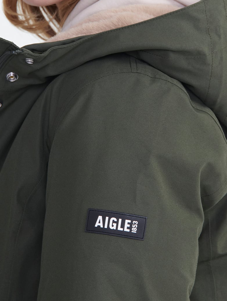 Parka ajustée GORE-TEX et duvet Aigle seconde main photo 8