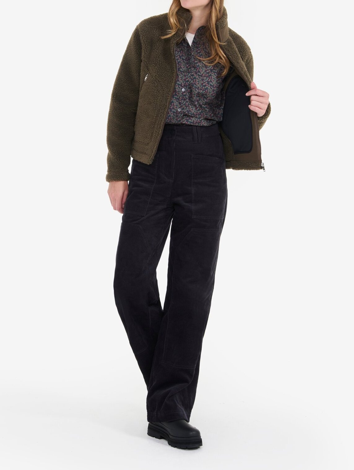 Polaire sherpa zippée  Femme Aigle seconde main photo 4