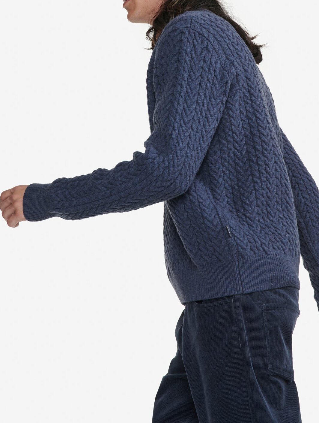 Pull torsadé col rond   Homme Aigle seconde main photo 6
