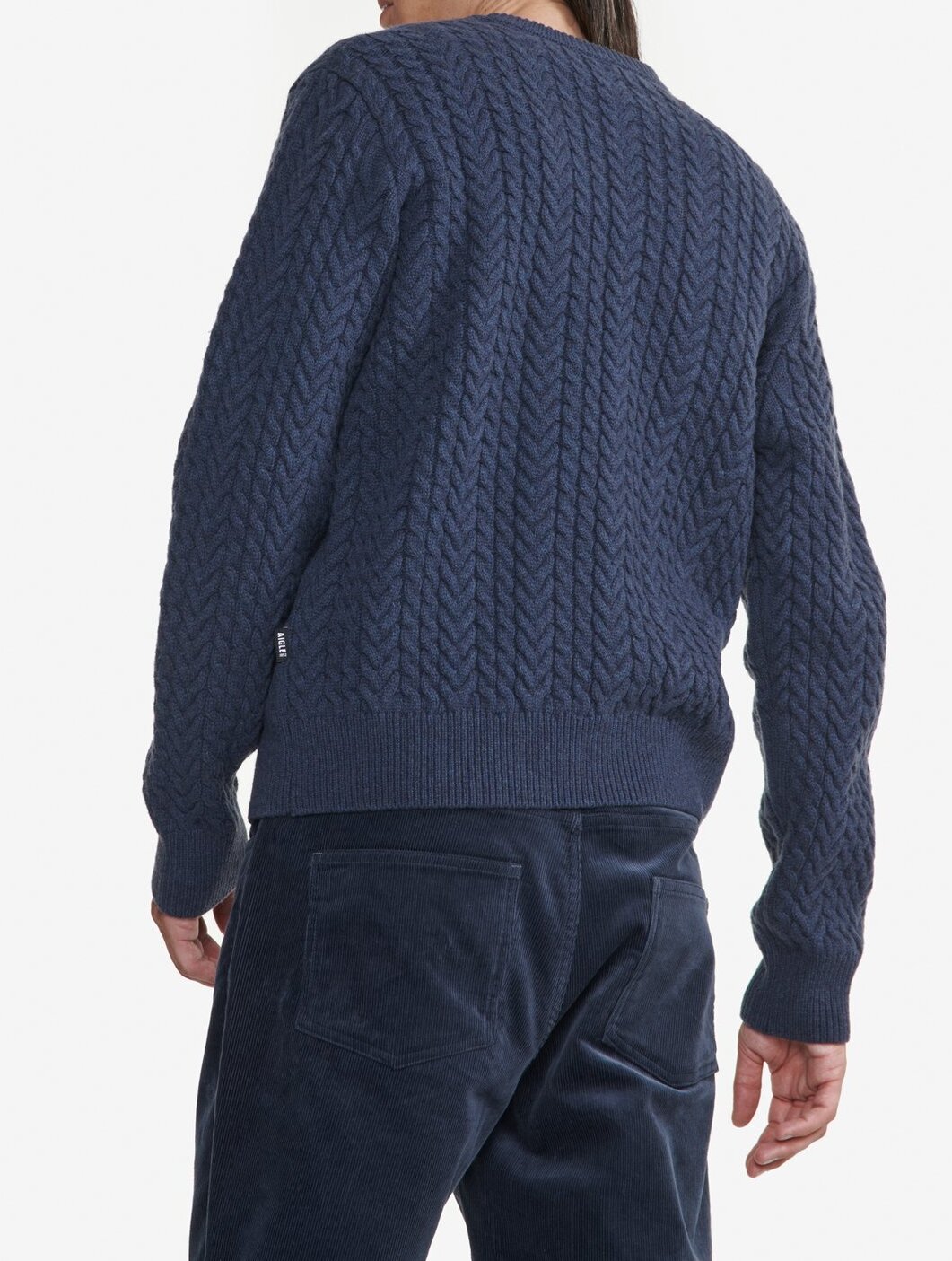Pull torsadé col rond   Homme Aigle seconde main photo 7