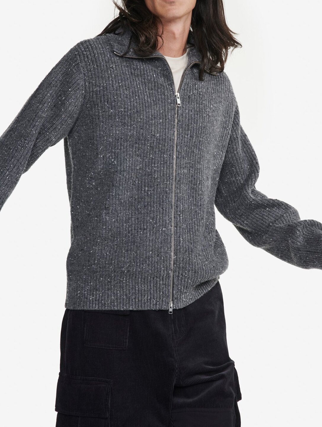 Pull col montant avec fermeture éclair  Homme Aigle seconde main photo 4