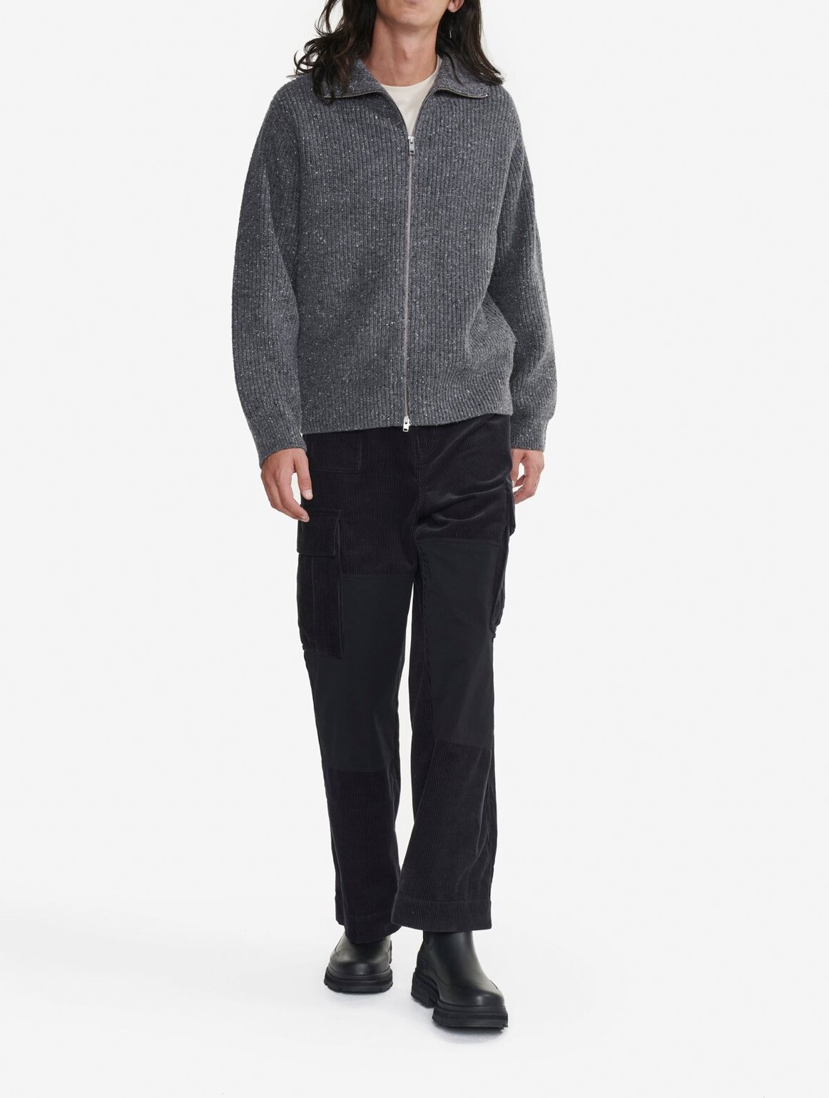 Pull col montant avec fermeture éclair  Homme Aigle seconde main photo 5