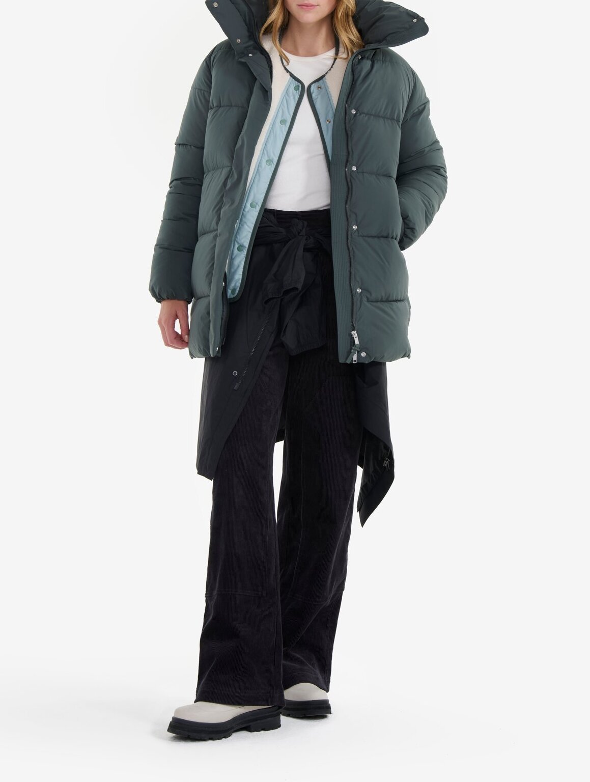 Doudoune très chaude mi-longue imperméable  Femme Aigle seconde main photo 3