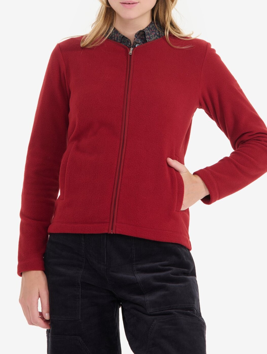 Veste micro-polaire légère et chaude sans col  Femme Aigle seconde main photo 4