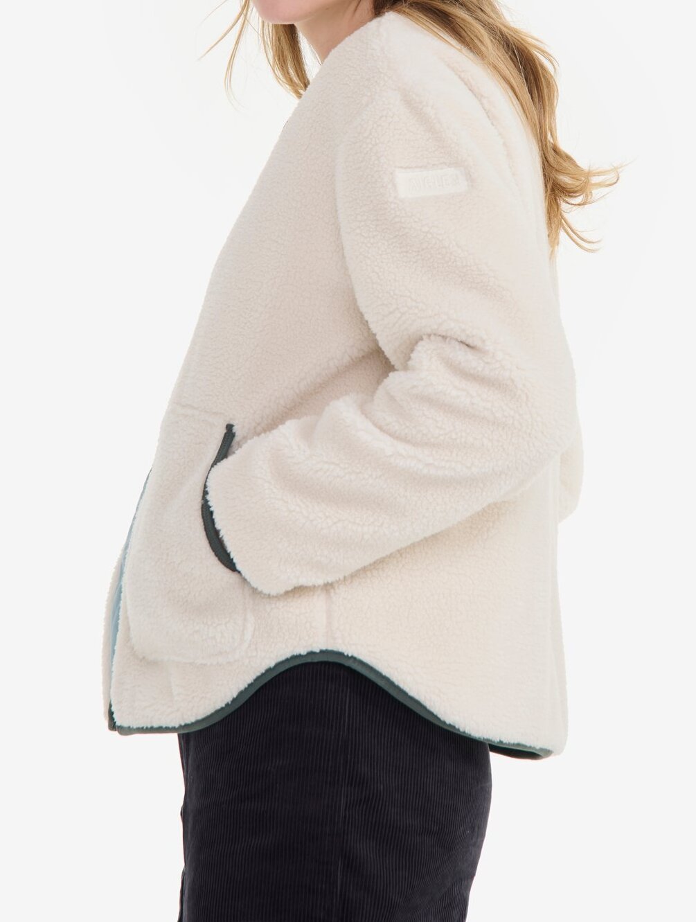 Veste en sherpa réversible  Femme Aigle seconde main photo 4
