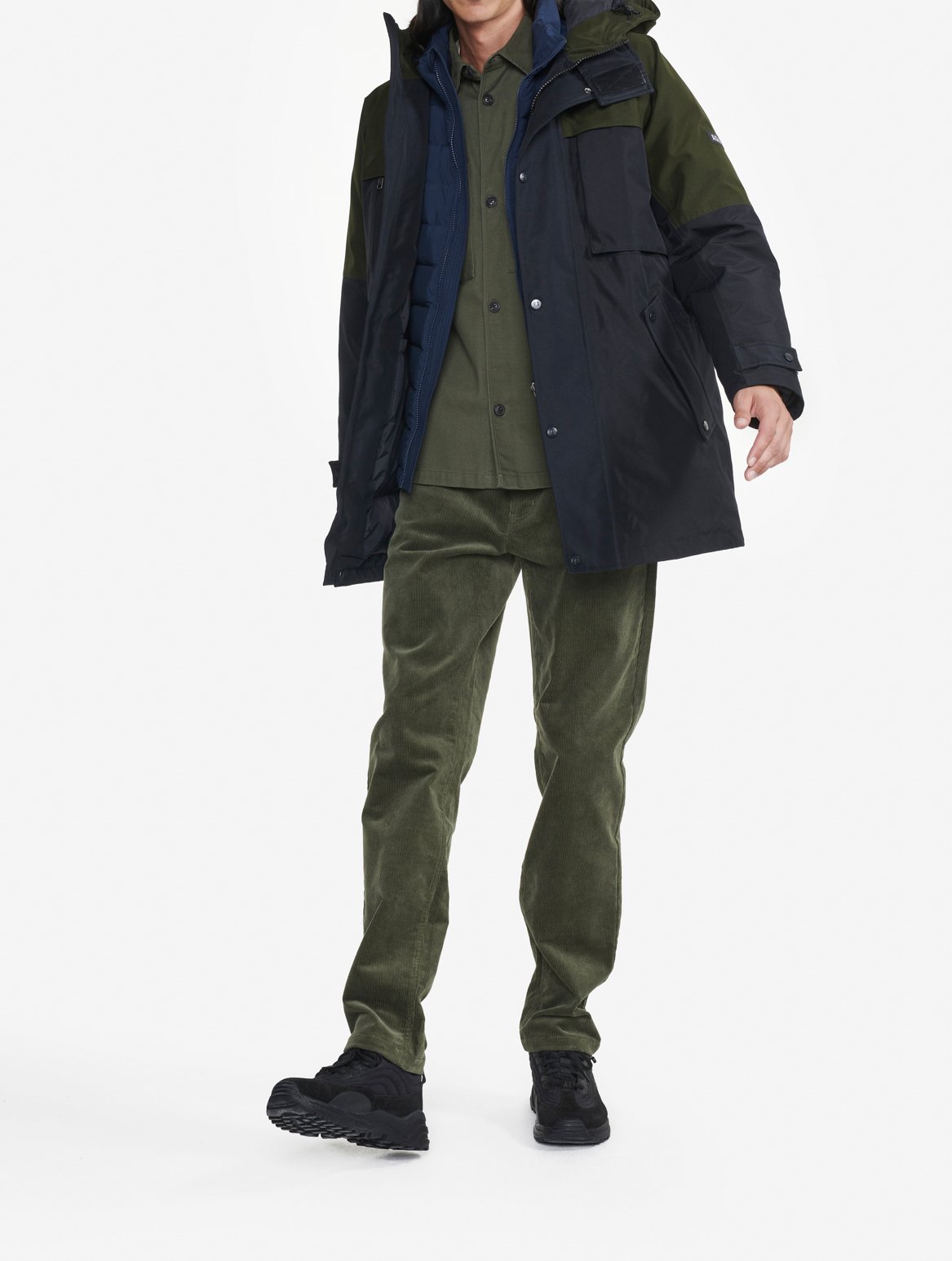 Parka chaude longue GORE-TEX ouate Dupont Sorona avec capuche Aigle seconde main photo 4
