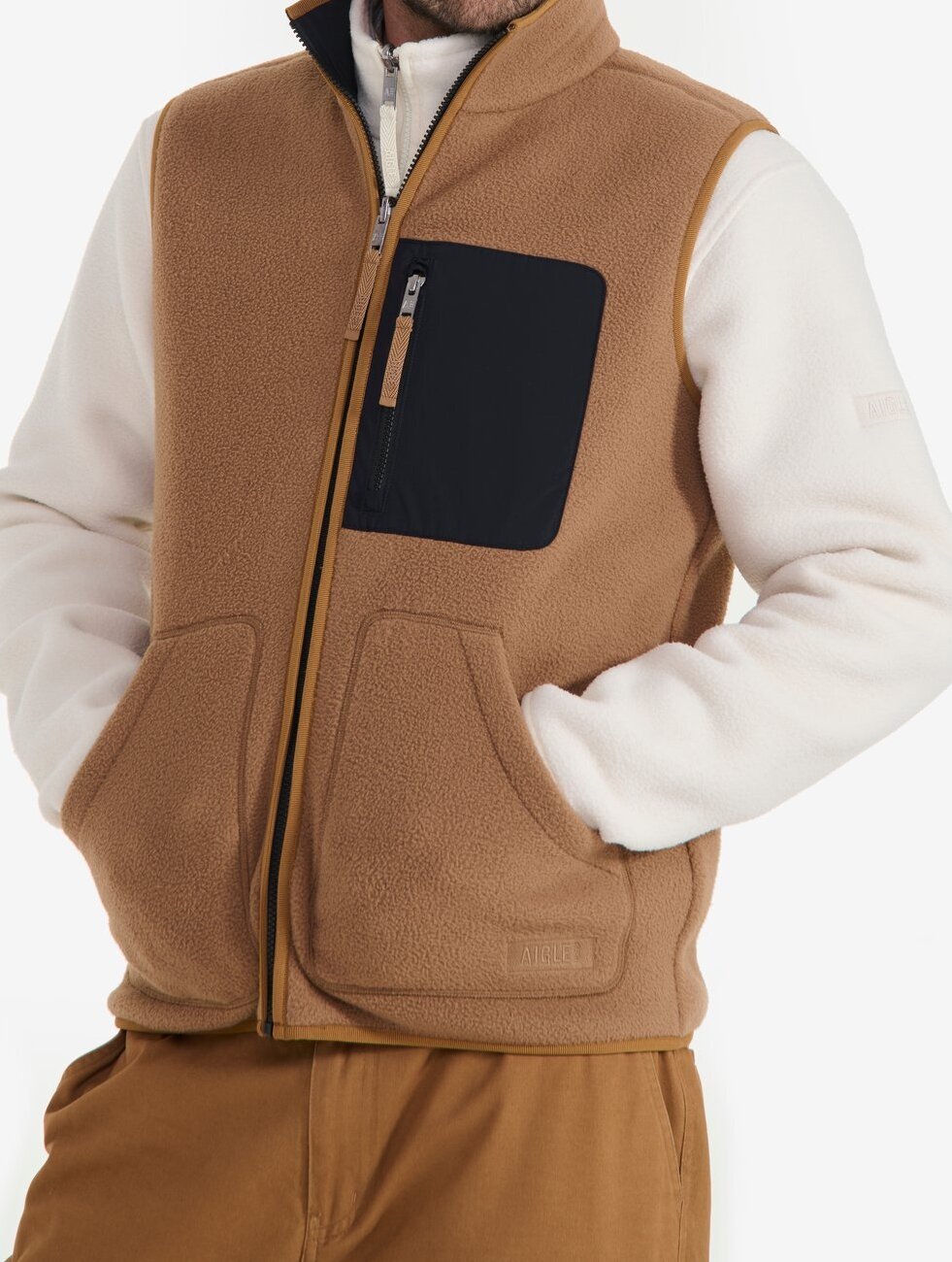 Polaire sherpa T-KIT réversible sans manche  Homme Aigle seconde main photo 4