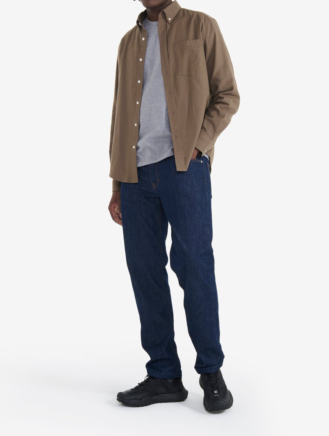 Chemise coton flanelle à manches longues  Homme Aigle seconde main photo 4