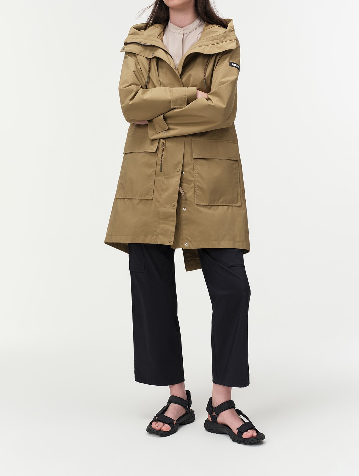 Parka fishtail GORE-TEX T-KIT Aigle seconde main photo 4