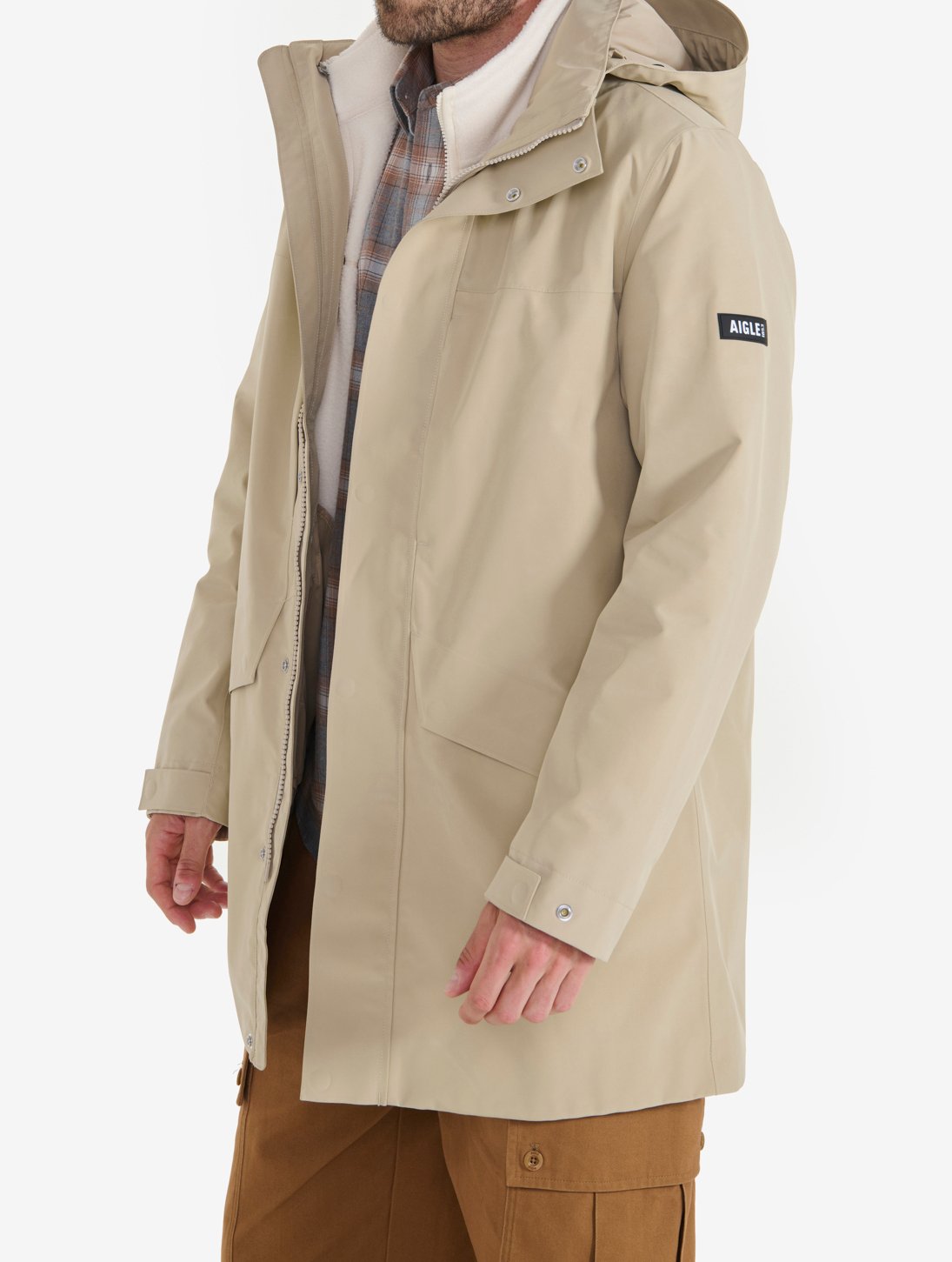 Parka longue GORE-TEX T-KIT avec capuche Aigle seconde main photo 5