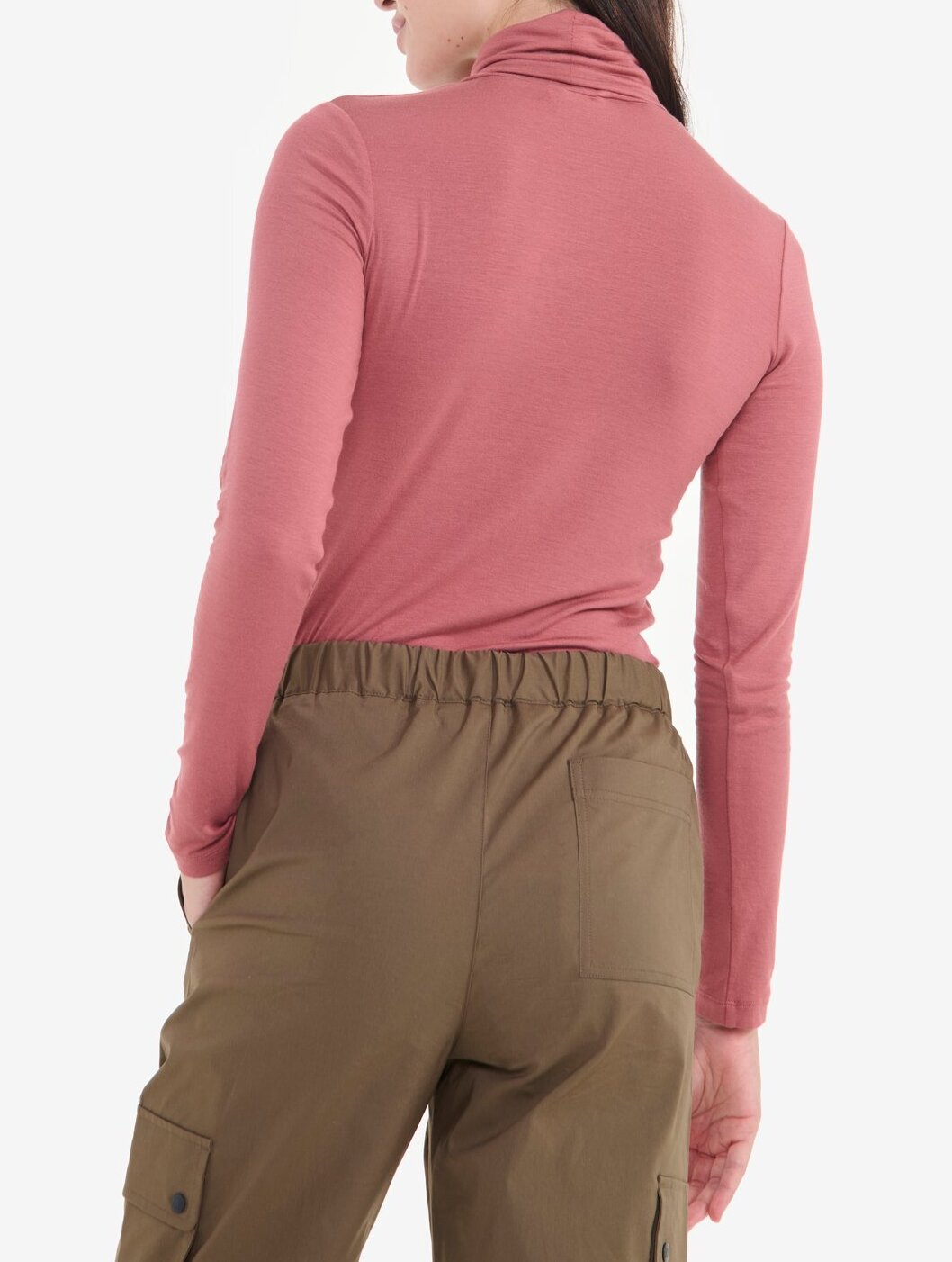 Tee-shirt col roulé en modal  Femme Aigle seconde main photo 6