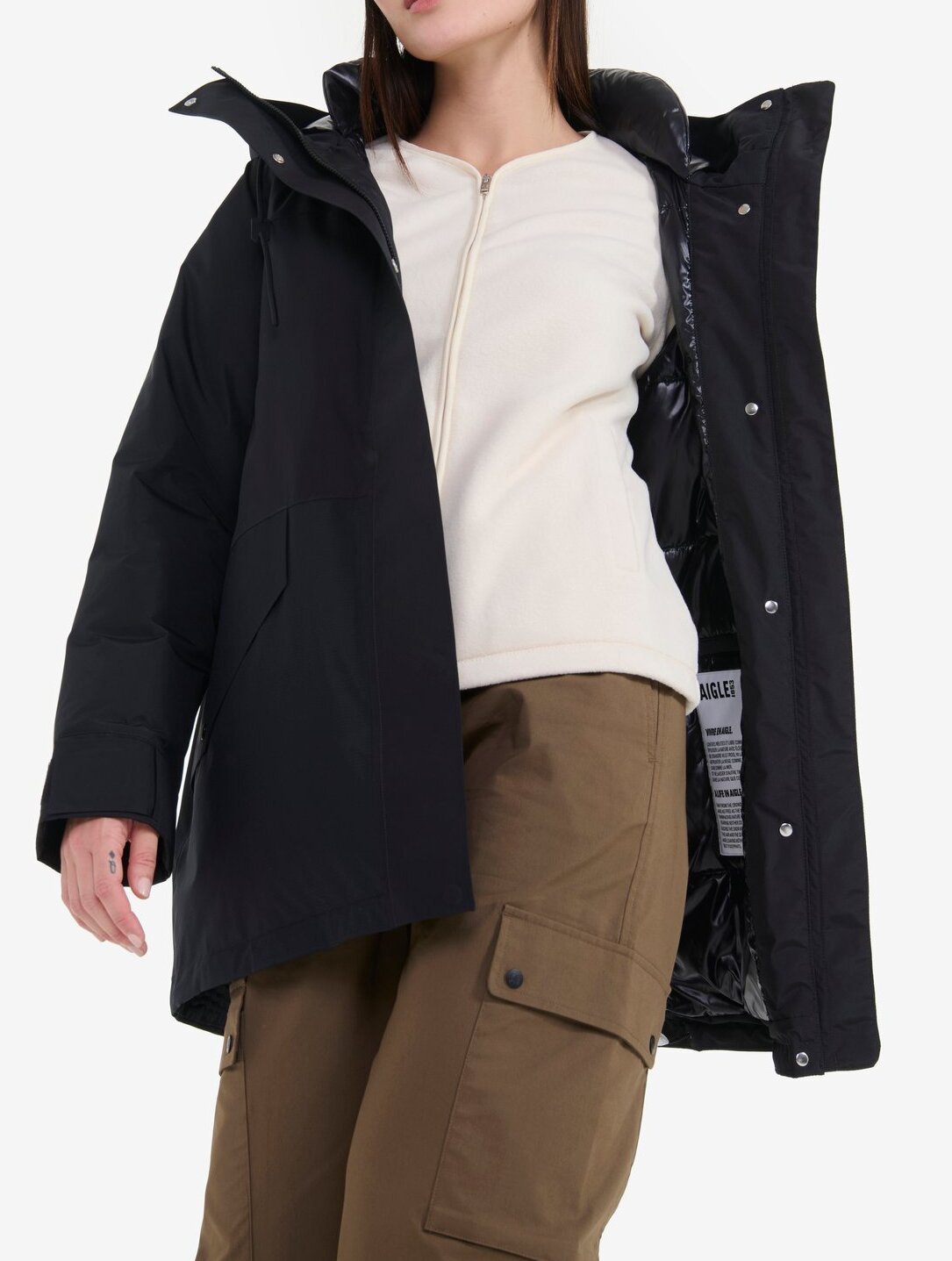 Parka très chaude GORE-TEX mi-longue  Femme Aigle seconde main photo 3