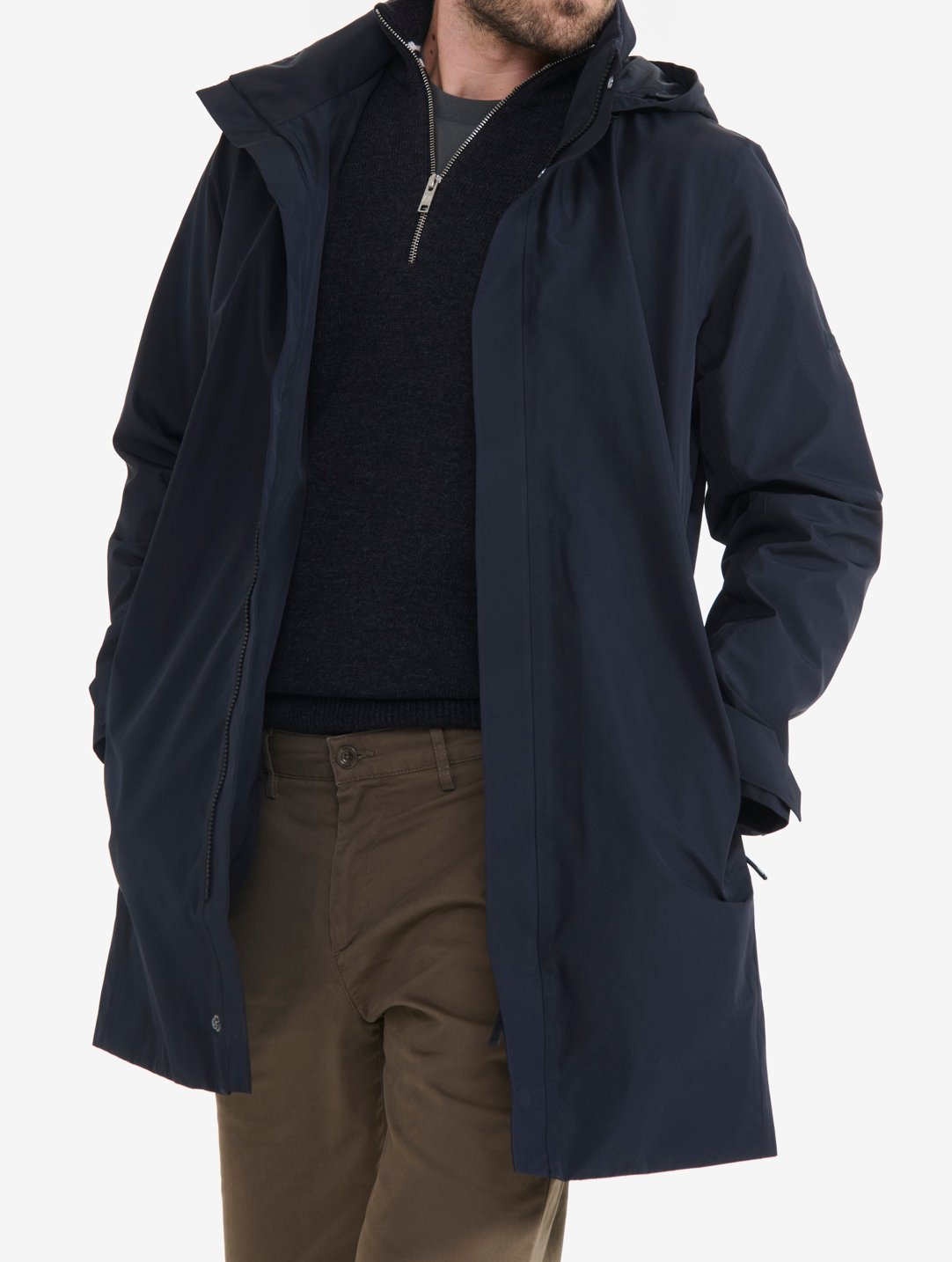 Parka longue GORE-TEX avec capuche retractable Aigle seconde main photo 2