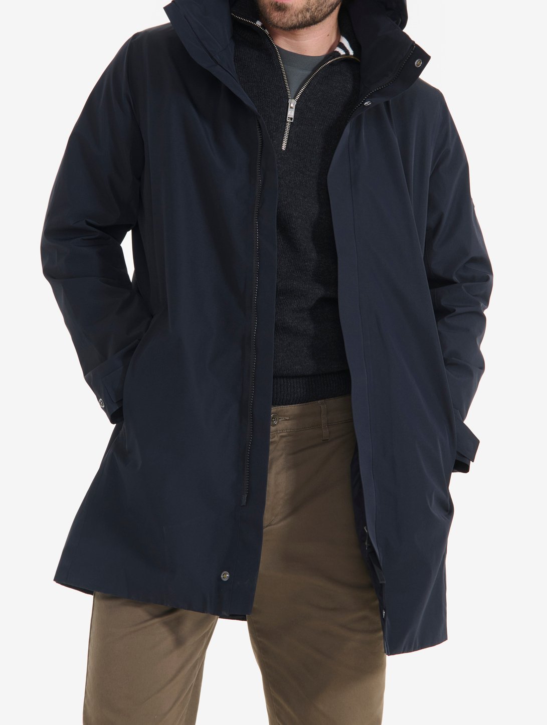 Parka longue GORE-TEX avec capuche retractable Aigle seconde main photo 7