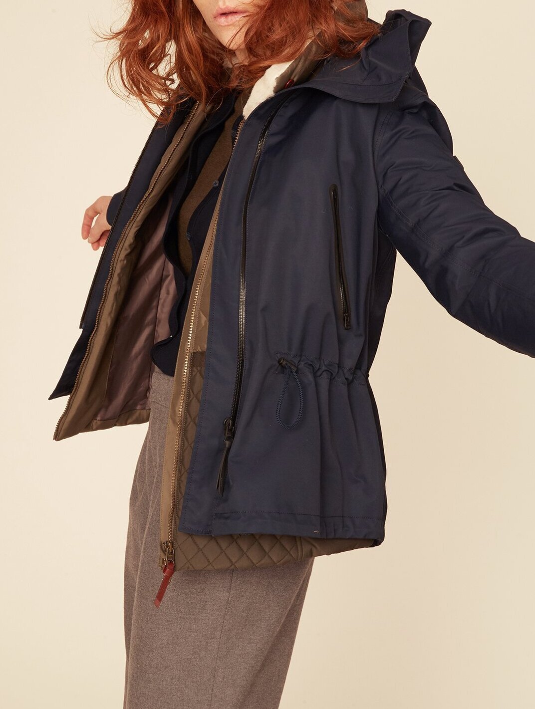 Parka courte imperméable Aigle seconde main photo 4