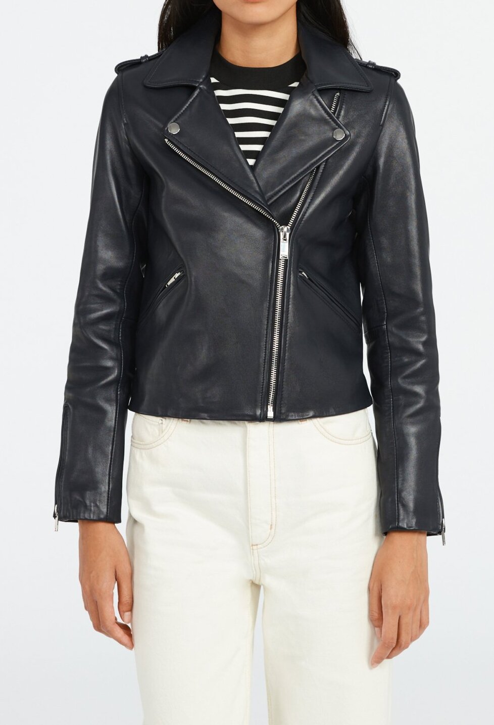 Blouson Cuir Claudie Seconde Main seconde main photo 4