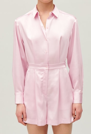 Combishort Smockée Blush Claudie Seconde Main seconde main photo 2
