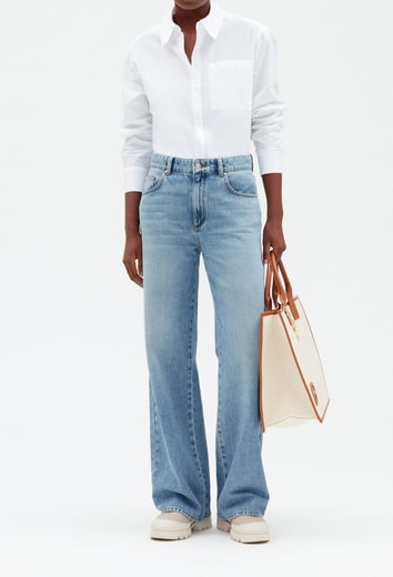 Jean Large Délavé Claudie Seconde Main seconde main photo 2