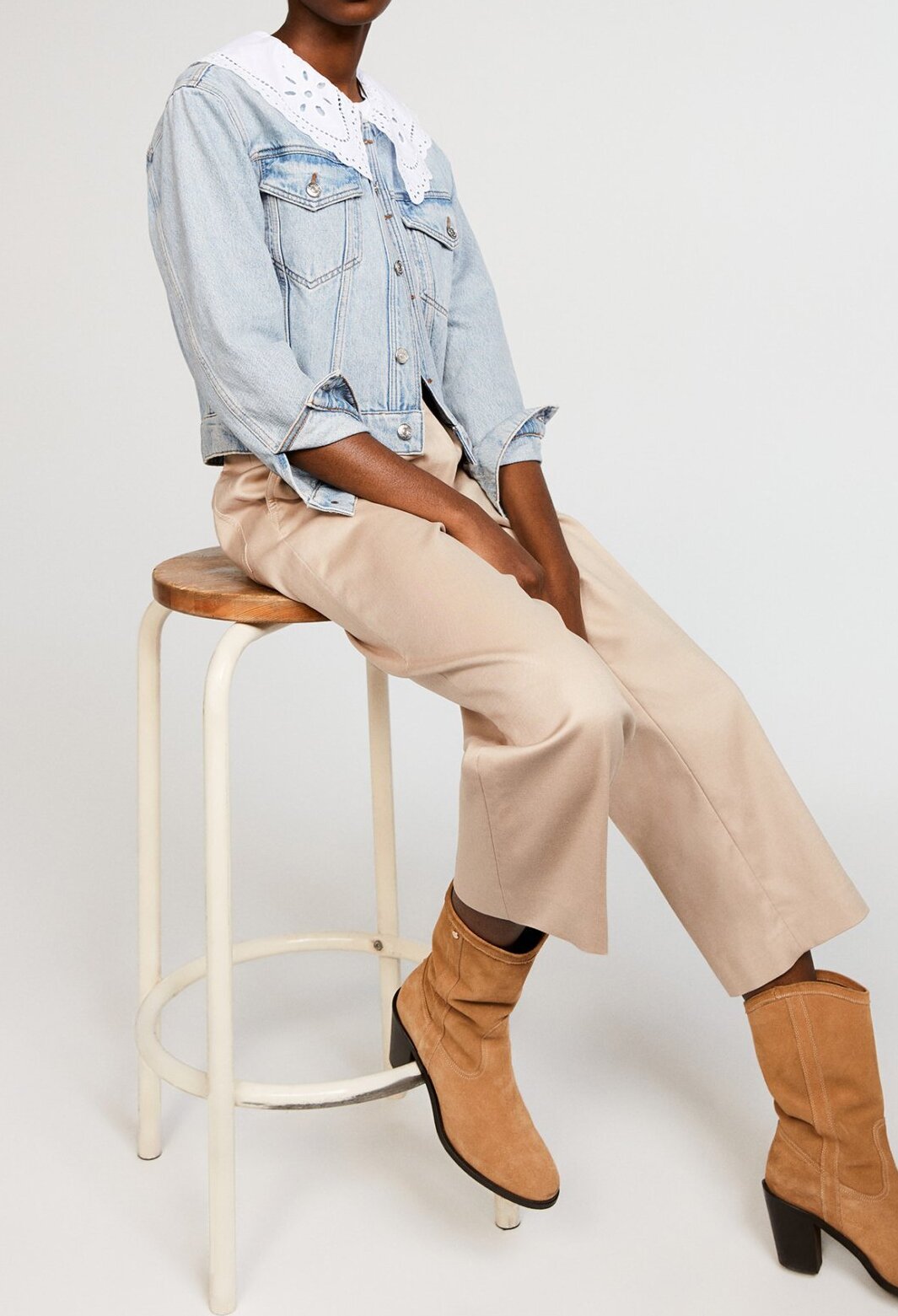 Pantalon À Taille Haute Économe En Eau