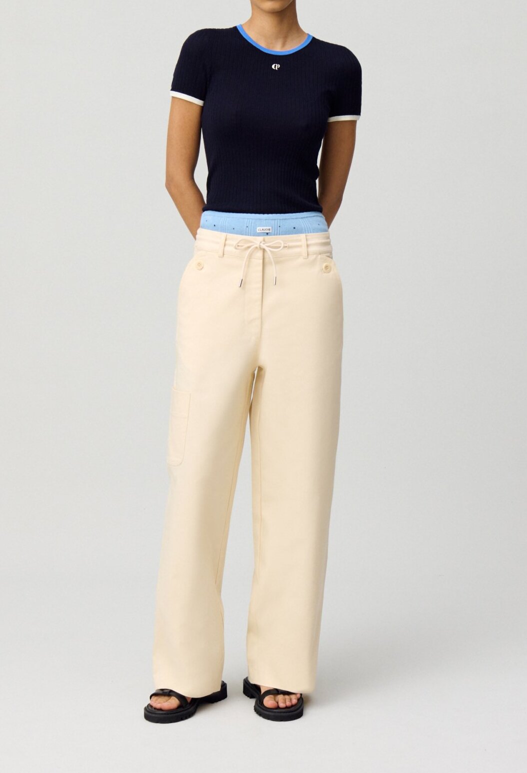 Pantalon Cargo Taille Basse Claudie Seconde Main seconde main photo 2