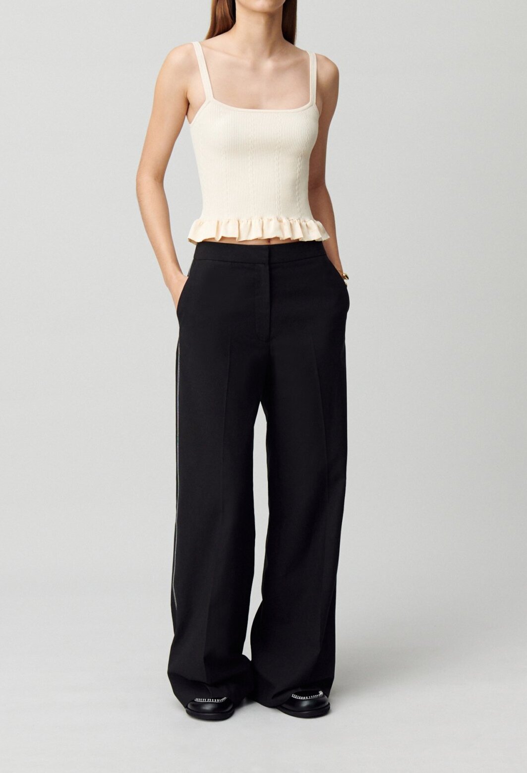 Pantalon Droit Large Claudie Seconde Main seconde main photo 2