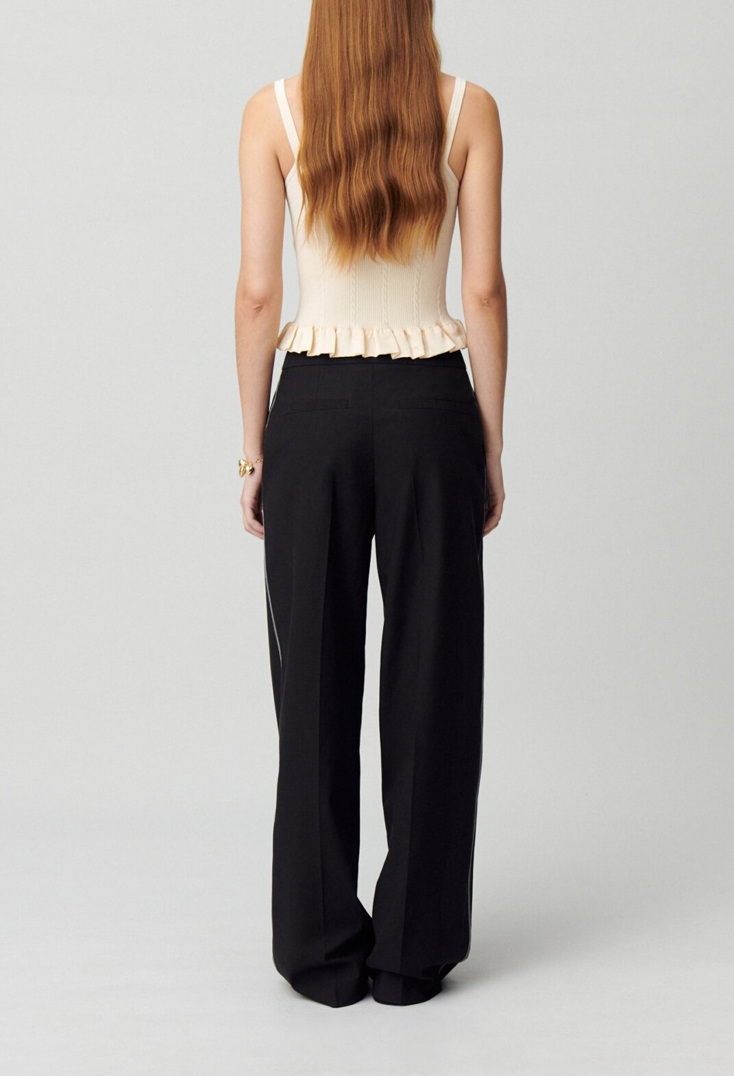 Pantalon Droit Large Claudie Seconde Main seconde main photo 3