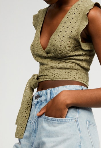 Top En Maille Sans Manches Claudie Seconde Main seconde main photo 1