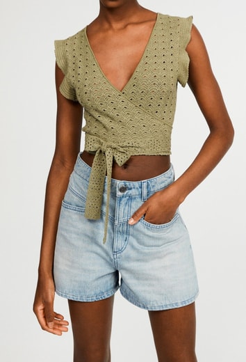 Top En Maille Sans Manches Claudie Seconde Main seconde main photo 2