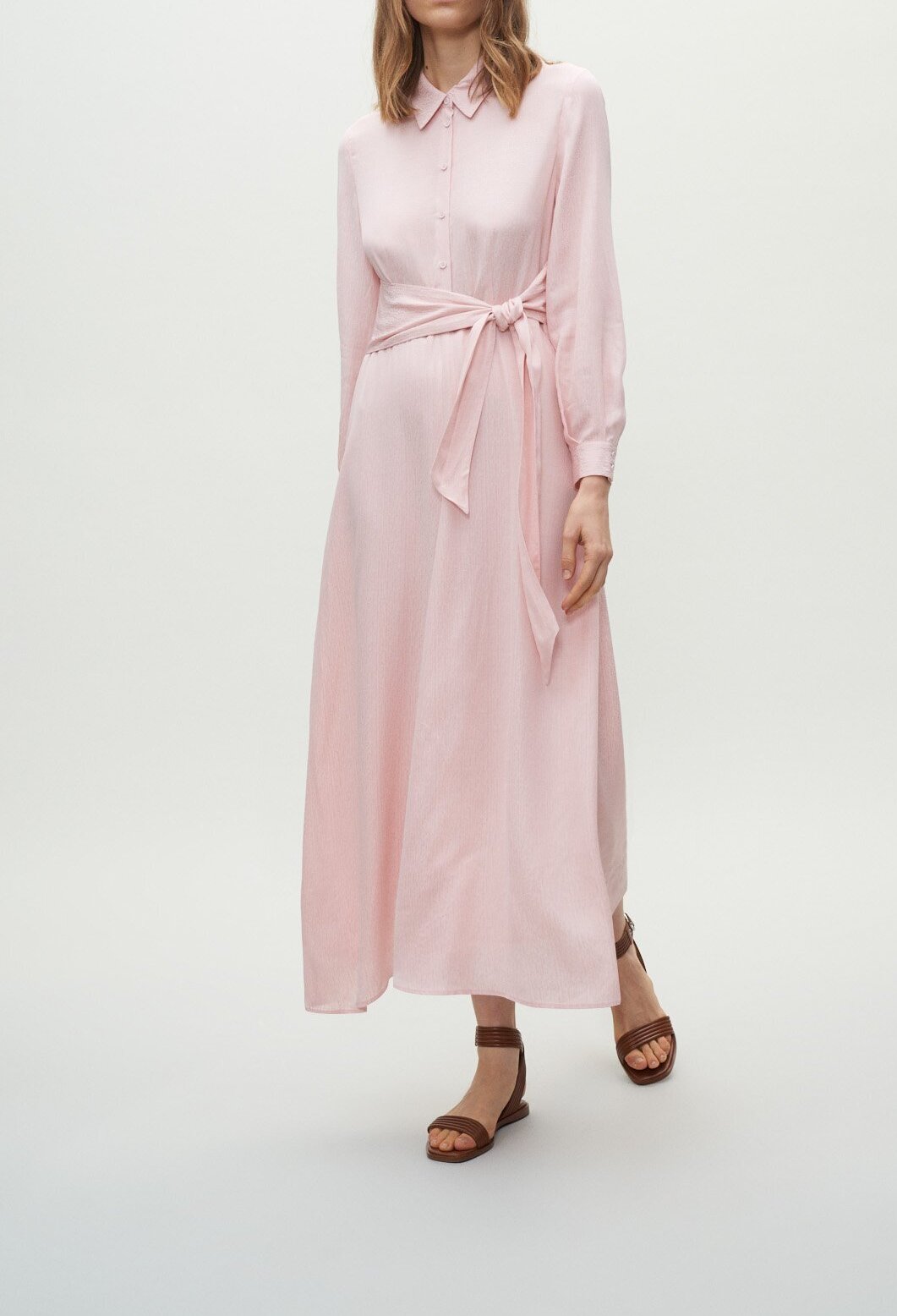Robe Chemise Longue Ceinturée Claudie Seconde Main seconde main photo 2