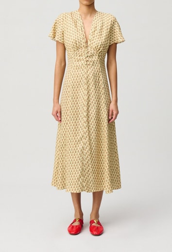 Robe Mi-Longue Claudie Seconde Main seconde main photo 2