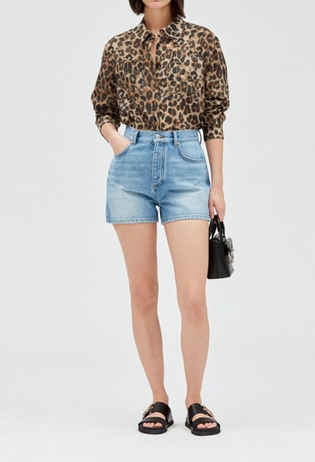 Short Jean Bleu Claudie Seconde Main seconde main photo 2