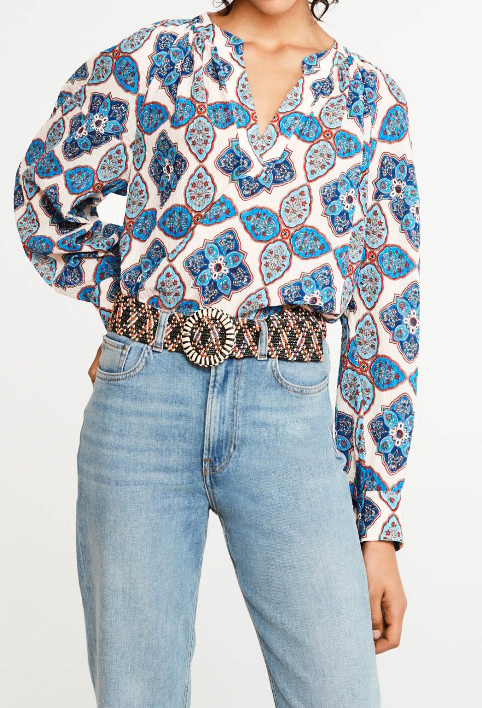 Blouse Imprimée Claudie Seconde Main seconde main photo 2