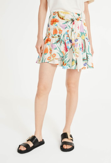 Jupe Mini Portefeuille Claudie Seconde Main seconde main photo 2