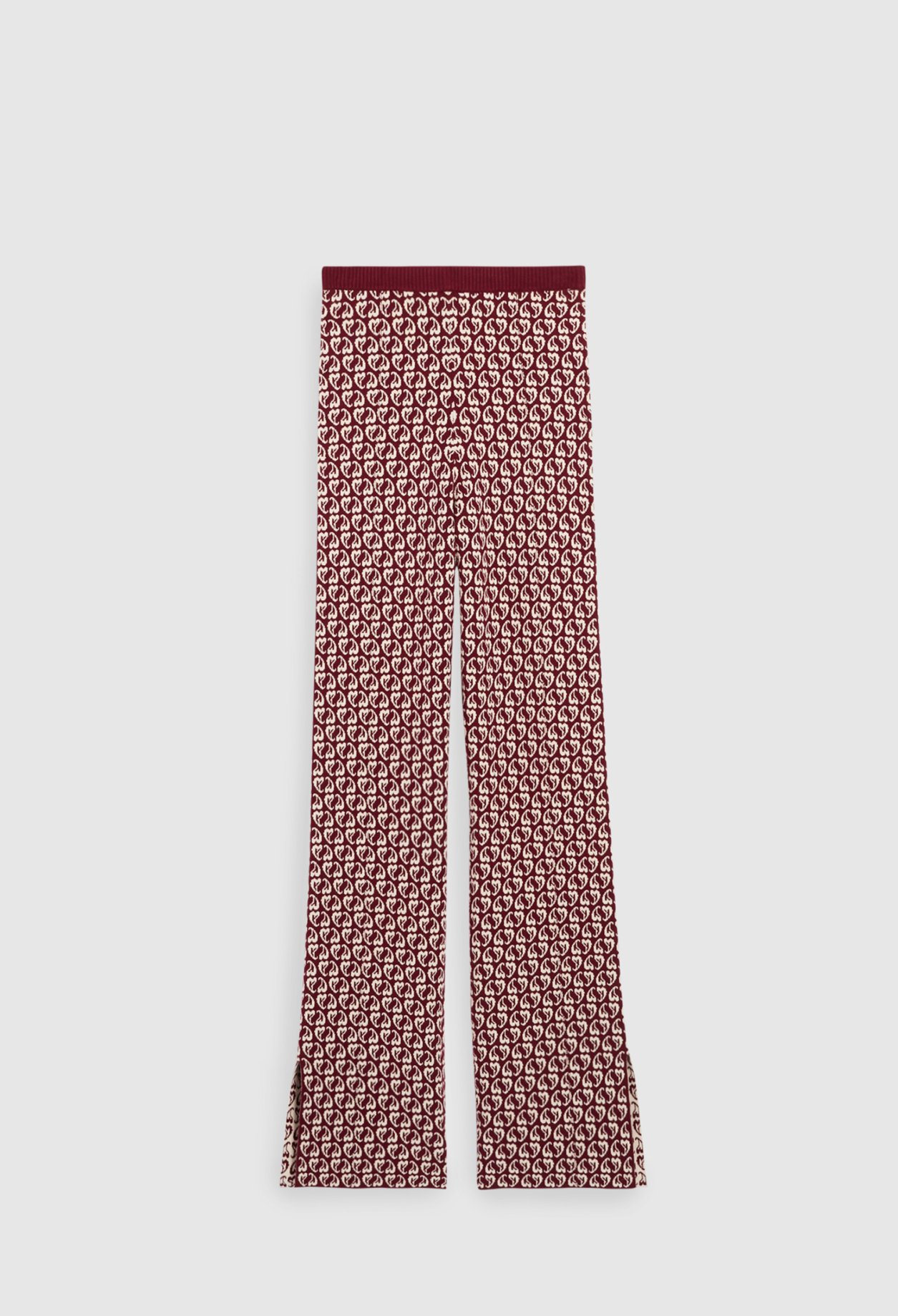Photo produit Pantalon Bicolore Maille Imprimé Cœur numéro 0