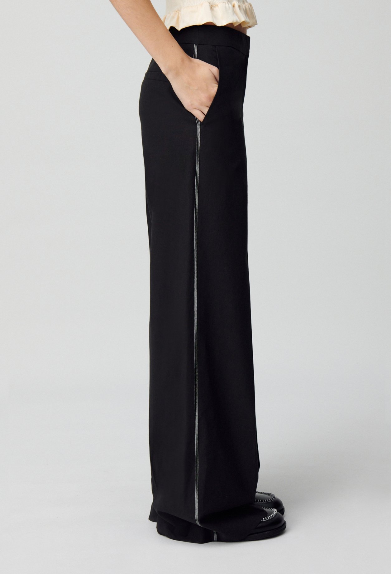 Pantalon Droit Large Claudie Seconde Main seconde main photo 4